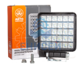 Фара рабочая LED AE90S-30LED-42PC рассеив. свет, 30 диодов, 90W 12/24V квадрат.корп. (Оригинал)